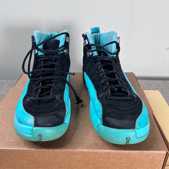 Jordan 12 Retro Hyper Jade Sneaker Shoes (GS) Kids 6.5Y 510815-017 - Picture 2 of 16